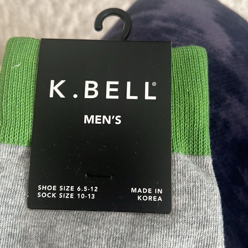 New with tags men’s crew length socks, size 10 to 13 - Picture 3 of 3